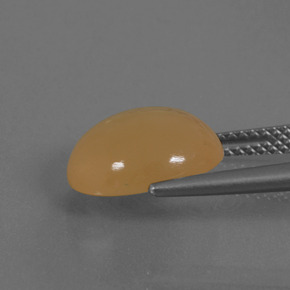 Moonstone Gemstone in 12 x 10 mm (calibrated) Size for Sale, Moonstone Stone in Medium-Light Orange Color