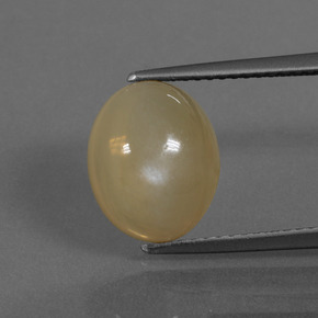 Оранжевый Лунный Камень Камень - 4.4ct Овал Кабошон (ID: 445783)