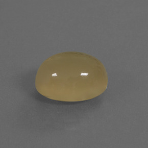 4.40 ct Golden Moonstone Stone, Natural Moonstone in Oval Cabochon Shape for Sale
