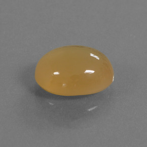 3.84 ct Golden Moonstone Stone, Natural Moonstone in Oval Cabochon Shape for Sale