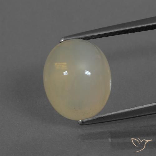 4.81ct Natural Light Coffee Brown Moonstone, Oval, Translucent