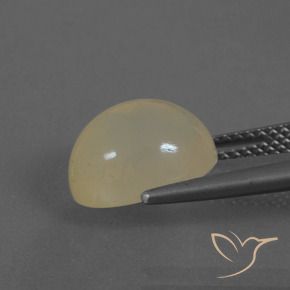 Moonstone Gemstone in 11 x 9 mm (calibrated) Size for Sale, Moonstone Stone in Light Coffee Brown Color