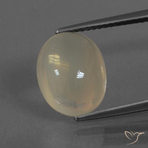 4.87 ct Brown Moonstone, 12.4 x 10 mm Oval Cut From India, Photo A
