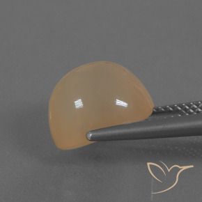 Moonstone Gemstone in 11 x 9 mm (calibrated) Size for Sale, Moonstone Stone in Light Brown Color