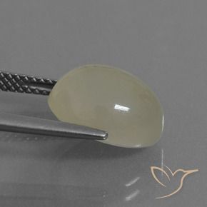 Moonstone Gemstone in 12 x 10 mm (calibrated) Size for Sale, Moonstone Stone in Earthy Brown Color