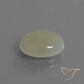4.28 ct Yellow Moonstone Stone, Natural Moonstone in Oval Cabochon Shape for Sale