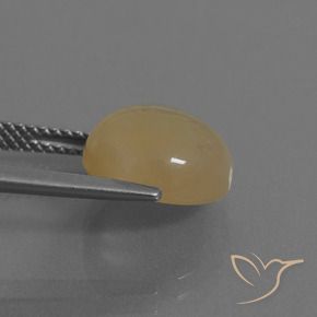 Moonstone Gemstone in 11 mm (calibrated) Size for Sale, Moonstone Stone in Light Coffee Brown Color