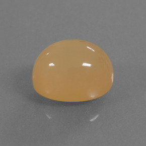 4.18 ct Golden Moonstone Stone, Natural Moonstone in Oval Cabochon Shape for Sale