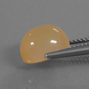 Moonstone Gemstone in 10 x 8 mm (calibrated) Size for Sale, Moonstone Stone in Orange-Gold Color