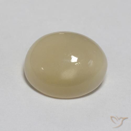 3.03 ct Brown Moonstone Stone, Natural Moonstone in Oval Cabochon Shape for Sale