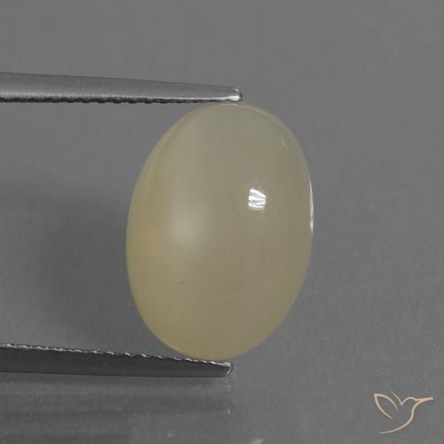6.91ct Natural Cream Moonstone, Oval, Translucent