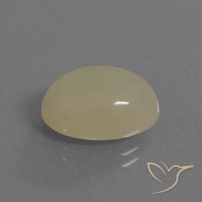 6.91 ct Golden Moonstone Stone, Natural Moonstone in Oval Cabochon Shape for Sale