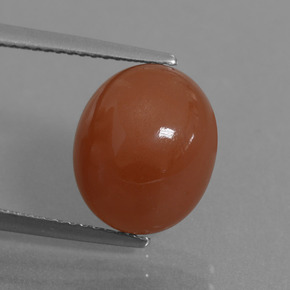 Medium Red Лунный Камень Камень - 6ct Овал Кабошон (ID: 445960)