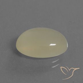 5.67 ct Yellow Moonstone Stone, Natural Moonstone in Oval Cabochon Shape for Sale