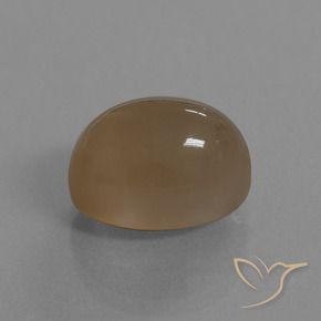 9.55 ct Brown Moonstone Stone, Natural Moonstone in Oval Cabochon Shape for Sale