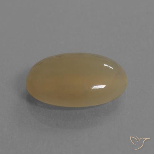 7.18 ct Orange Moonstone Stone, Natural Moonstone in Oval Cabochon Shape for Sale
