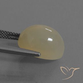 Moonstone Gemstone in 14 x 10 mm (calibrated) Size for Sale, Moonstone Stone in Light Coffee Brown Color