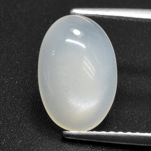 Translucent White Лунный Камень Камень - 2.5ct Овал Кабошон (ID: 460120)