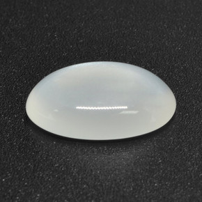 2.45 ct White Moonstone Stone, Natural Moonstone in Oval Cabochon Shape for Sale