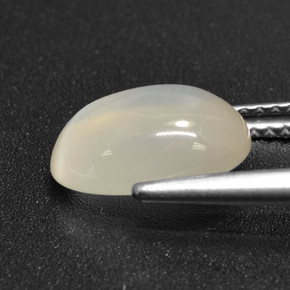 Moonstone Gemstone in 10.9 x 8.1 mm Size for Sale, Moonstone Stone in Off White Color