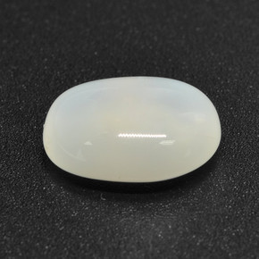3.12 ct White Moonstone Stone, Natural Moonstone in Oval Cabochon Shape for Sale