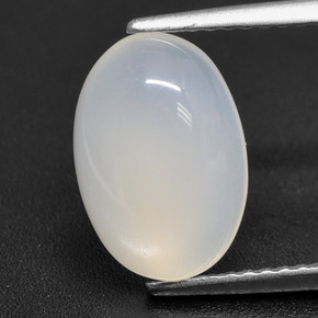 white moonstone 3ct oval from india gemstone