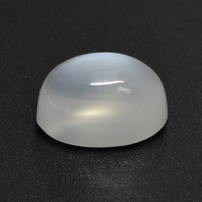 3.23 ct White Moonstone Stone, Natural Moonstone in Oval Cabochon Shape for Sale