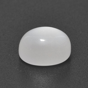 3.36 ct White Moonstone Stone, Natural Moonstone in Oval Cabochon Shape for Sale