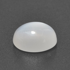 3.04 ct White Moonstone Stone, Natural Moonstone in Oval Cabochon Shape for Sale