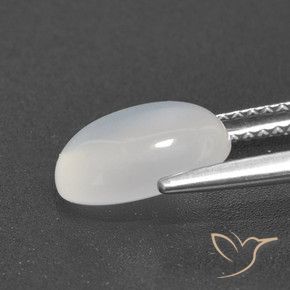 Moonstone Gemstone in 10.1 x 7.5 mm Size for Sale, Moonstone Stone in Translucent White Color