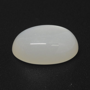 3.82 ct White Moonstone Stone, Natural Moonstone in Oval Cabochon Shape for Sale