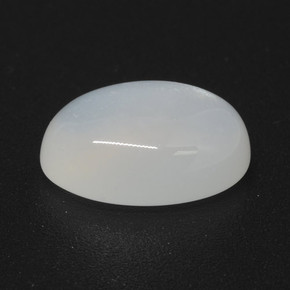 3.62 ct White Moonstone Stone, Natural Moonstone in Oval Cabochon Shape for Sale