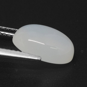 Moonstone Gemstone in 11.7 x 8.4 mm Size for Sale, Moonstone Stone in Translucent White Color