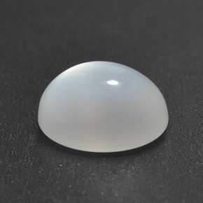 2.22 ct White Moonstone Stone, Natural Moonstone in Oval Cabochon Shape for Sale