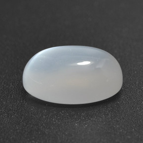 2.13 ct White Moonstone Stone, Natural Moonstone in Oval Cabochon Shape for Sale
