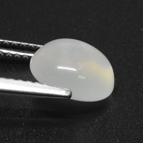 Moonstone Gemstone in 9 mm (calibrated) Size for Sale, Moonstone Stone in Translucent White Color