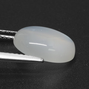 Moonstone Gemstone in 12 x 10 mm (calibrated) Size for Sale, Moonstone Stone in Translucent White Color