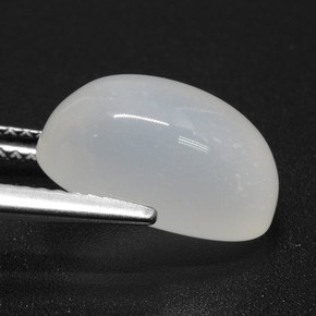 Moonstone Gemstone in 13.1 x 8.6 mm Size for Sale, Moonstone Stone in Translucent White Color