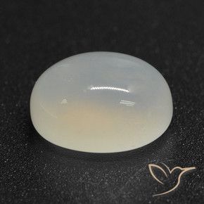 3.00 ct White Moonstone Stone, Natural Moonstone in Oval Cabochon Shape for Sale