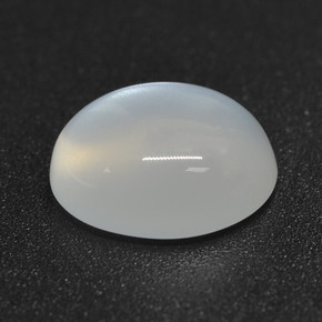 2.56 ct White Moonstone Stone, Natural Moonstone in Oval Cabochon Shape for Sale