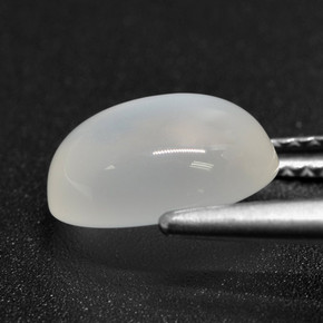 Moonstone Gemstone in 10 x 8 mm (calibrated) Size for Sale, Moonstone Stone in Translucent White Color