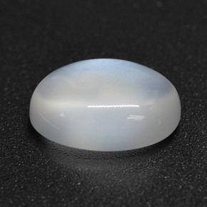 2.46 ct White Moonstone Stone, Natural Moonstone in Oval Cabochon Shape for Sale