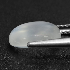 Moonstone Gemstone in 10 x 8 mm (calibrated) Size for Sale, Moonstone Stone in Translucent White Color