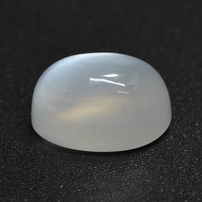 2.80 ct White Moonstone Stone, Natural Moonstone in Oval Cabochon Shape for Sale
