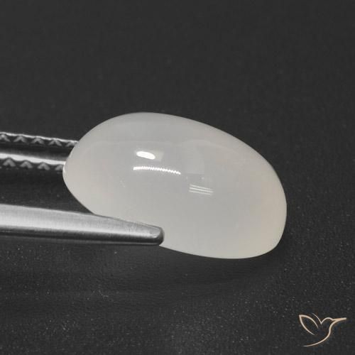Moonstone Gemstone in 11 x 9 mm (calibrated) Size for Sale, Moonstone Stone in Translucent White Color
