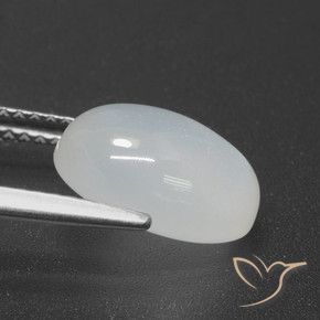 Moonstone Gemstone in 11 x 9 mm (calibrated) Size for Sale, Moonstone Stone in Translucent White Color