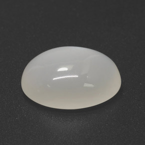 5.70 ct White Moonstone Stone, Natural Moonstone in Oval Cabochon Shape for Sale