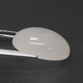 Moonstone Gemstone in 12 x 10 mm (calibrated) Size for Sale, Moonstone Stone in Off White Color