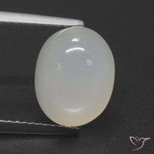 4.49ct Natural Off White Moonstone, Oval, Translucent