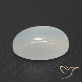 4.23 ct White Moonstone Stone, Natural Moonstone in Oval Cabochon Shape for Sale